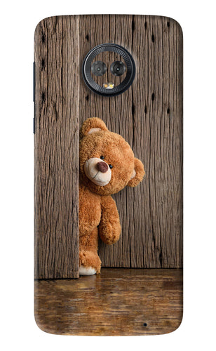 Teddy Wooden Motorola Moto G6 Back Skin Wrap