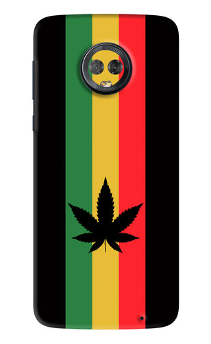 Weed Flag Motorola Moto G6 Back Skin Wrap