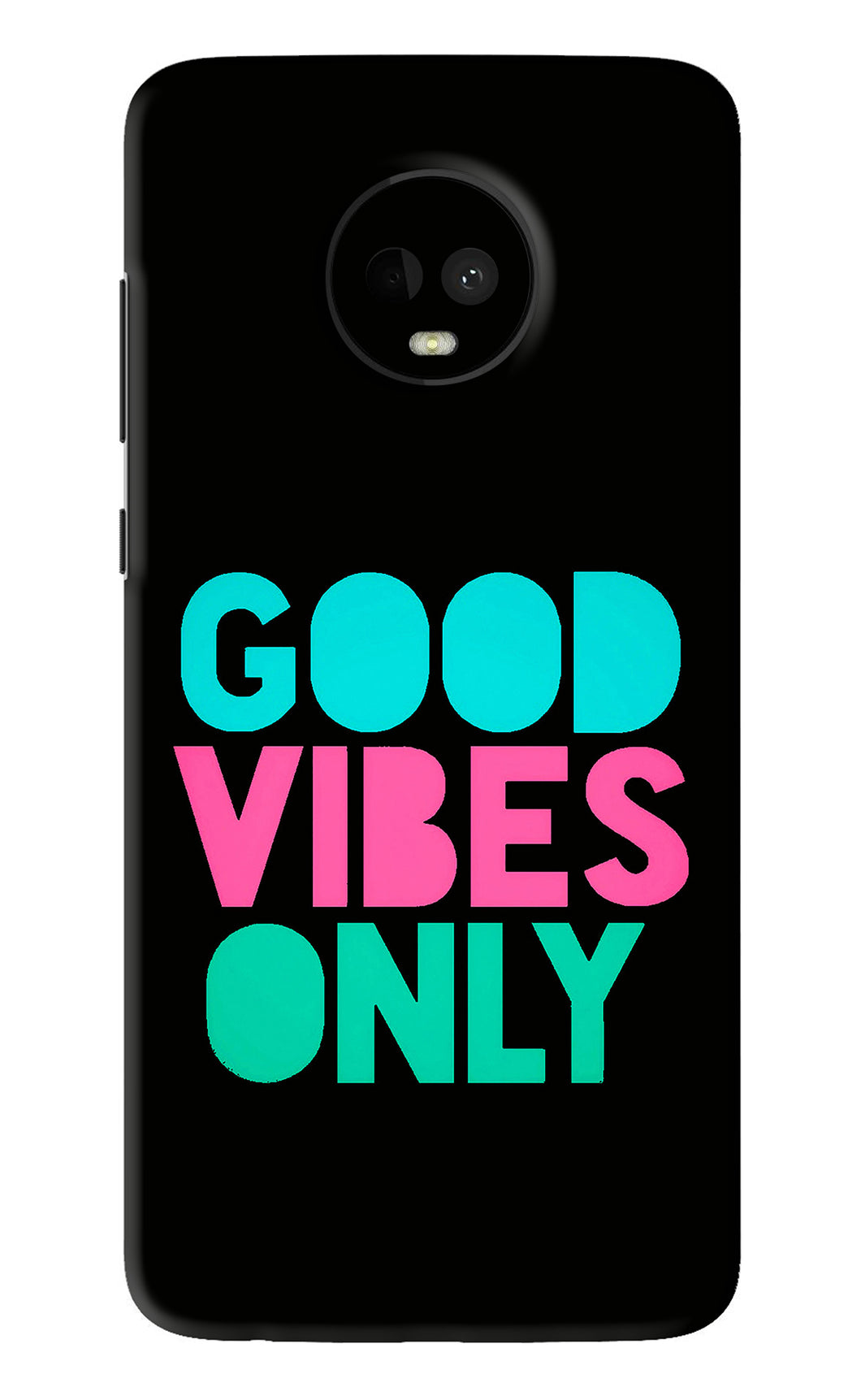 Quote Good Vibes Only Motorola Moto G7 Back Skin Wrap