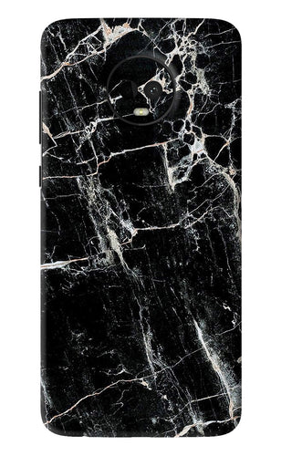 Black Marble Texture 1 Motorola Moto G7 Back Skin Wrap