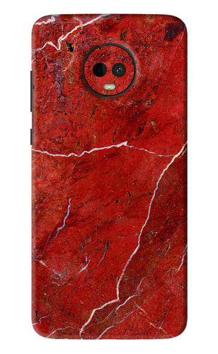 Red Marble Design Motorola Moto G7 Back Skin Wrap