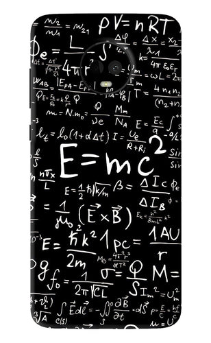 Physics Albert Einstein Formula Motorola Moto G7 Back Skin Wrap