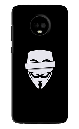 Anonymous Face Motorola Moto G7 Back Skin Wrap