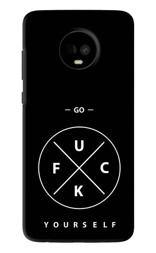 Go Fuck Yourself Motorola Moto G7 Back Skin Wrap