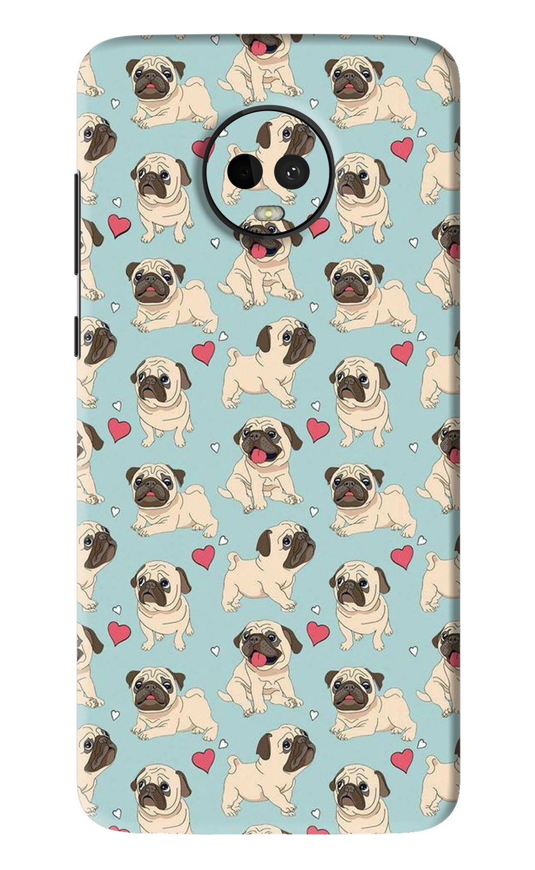 Pug Dog Motorola Moto G7 Back Skin Wrap