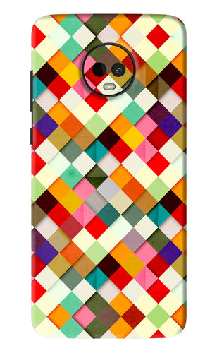 Geometric Abstract Colorful Motorola Moto G7 Back Skin Wrap