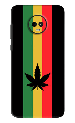 Weed Flag Motorola Moto G7 Back Skin Wrap