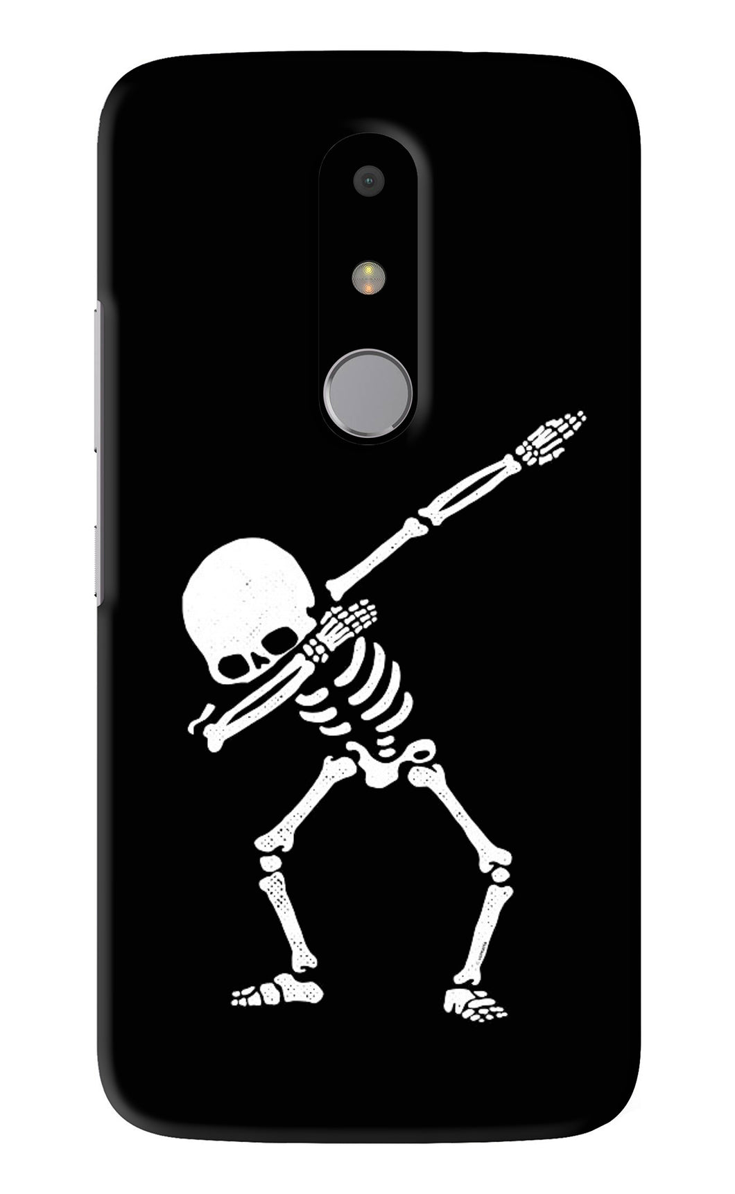 Dabbing Skeleton Art Motorola Moto M Back Skin Wrap
