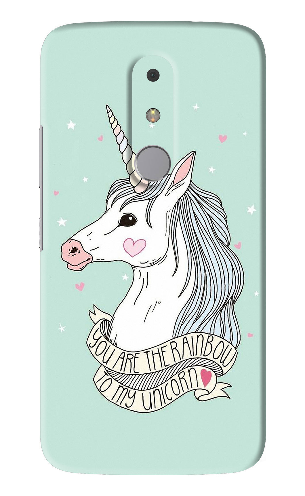 Unicorn Wallpaper Motorola Moto M Back Skin Wrap