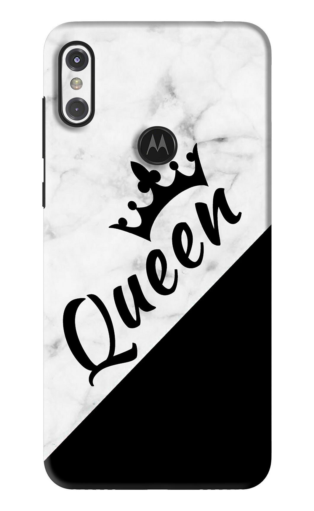 Queen Motorola Moto One Power Back Skin Wrap