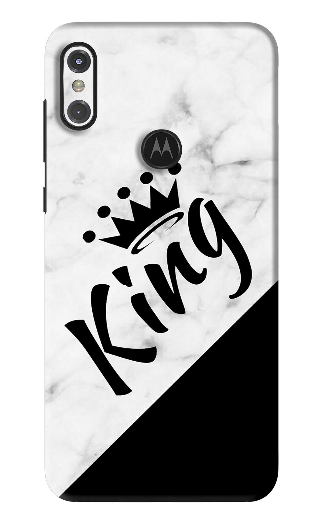 King Motorola Moto One Power Back Skin Wrap