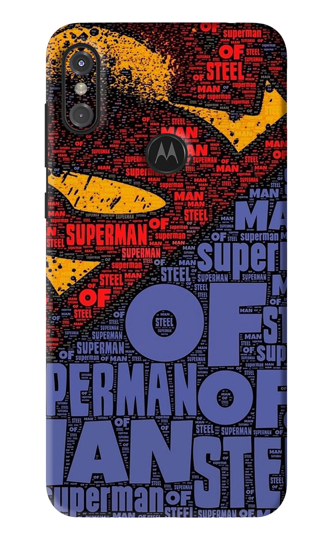 Superman Motorola Moto One Power Back Skin Wrap