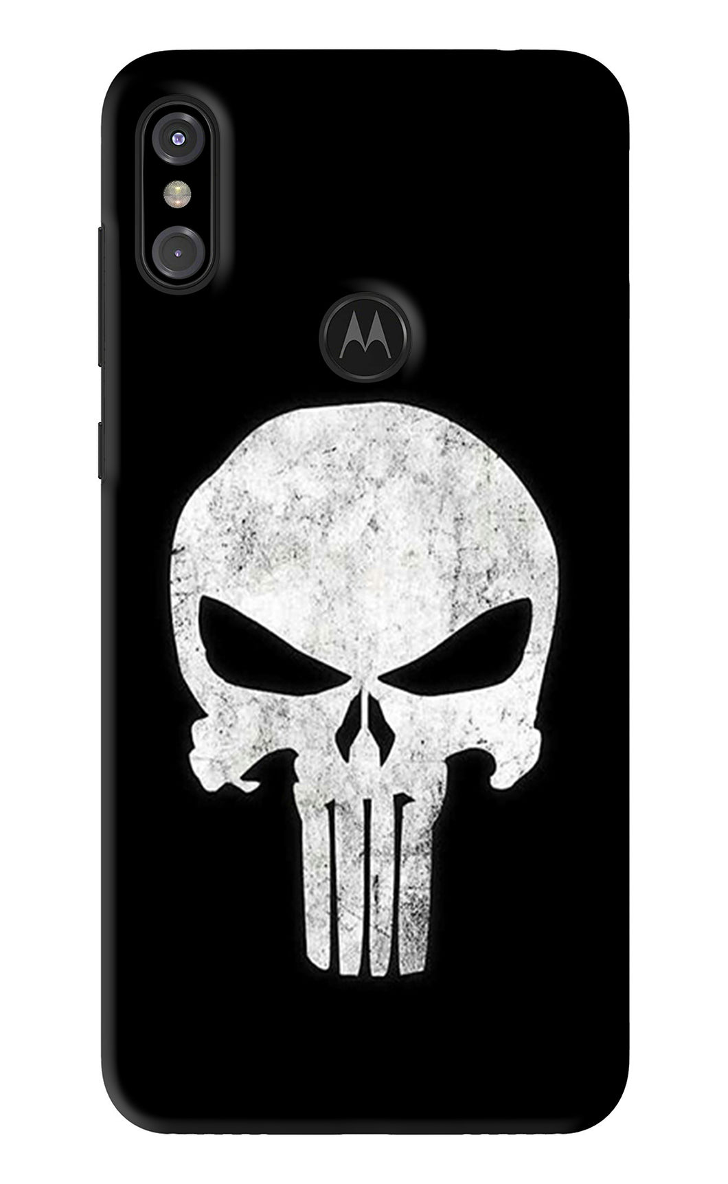 Punisher Skull Motorola Moto One Power Back Skin Wrap