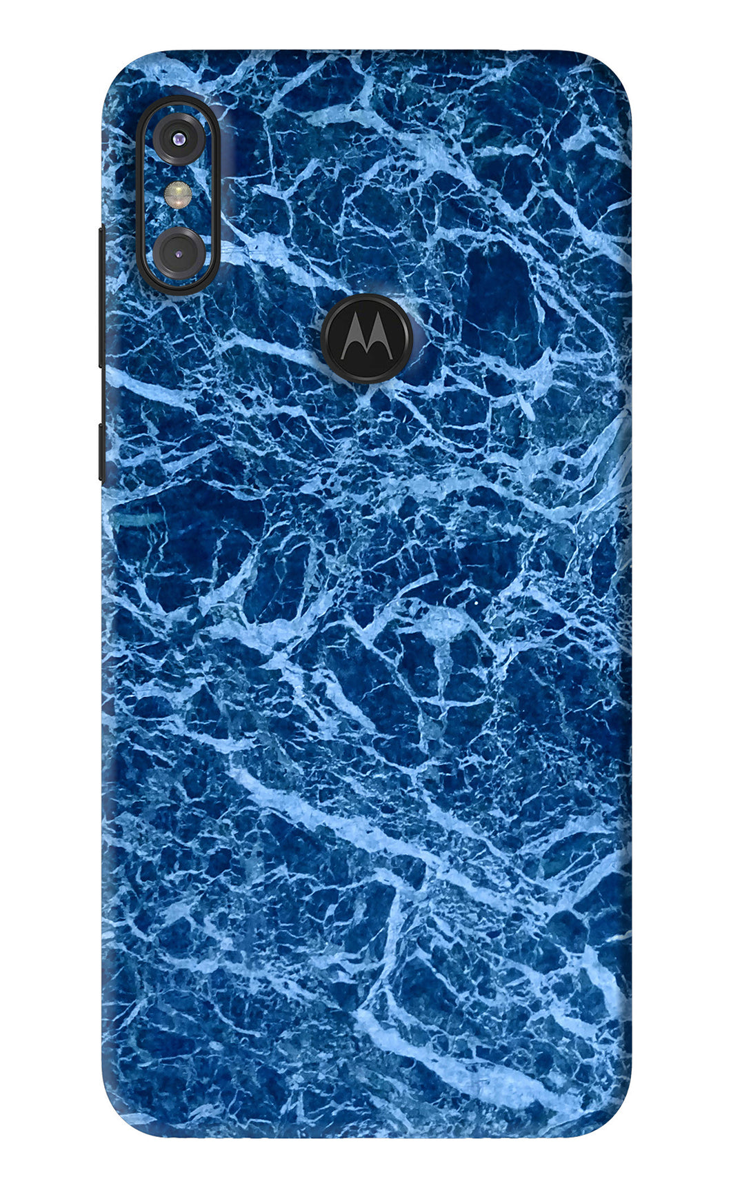 Blue Marble Motorola Moto One Power Back Skin Wrap