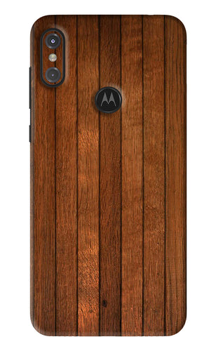 Wooden Artwork Bands Motorola Moto One Power Back Skin Wrap