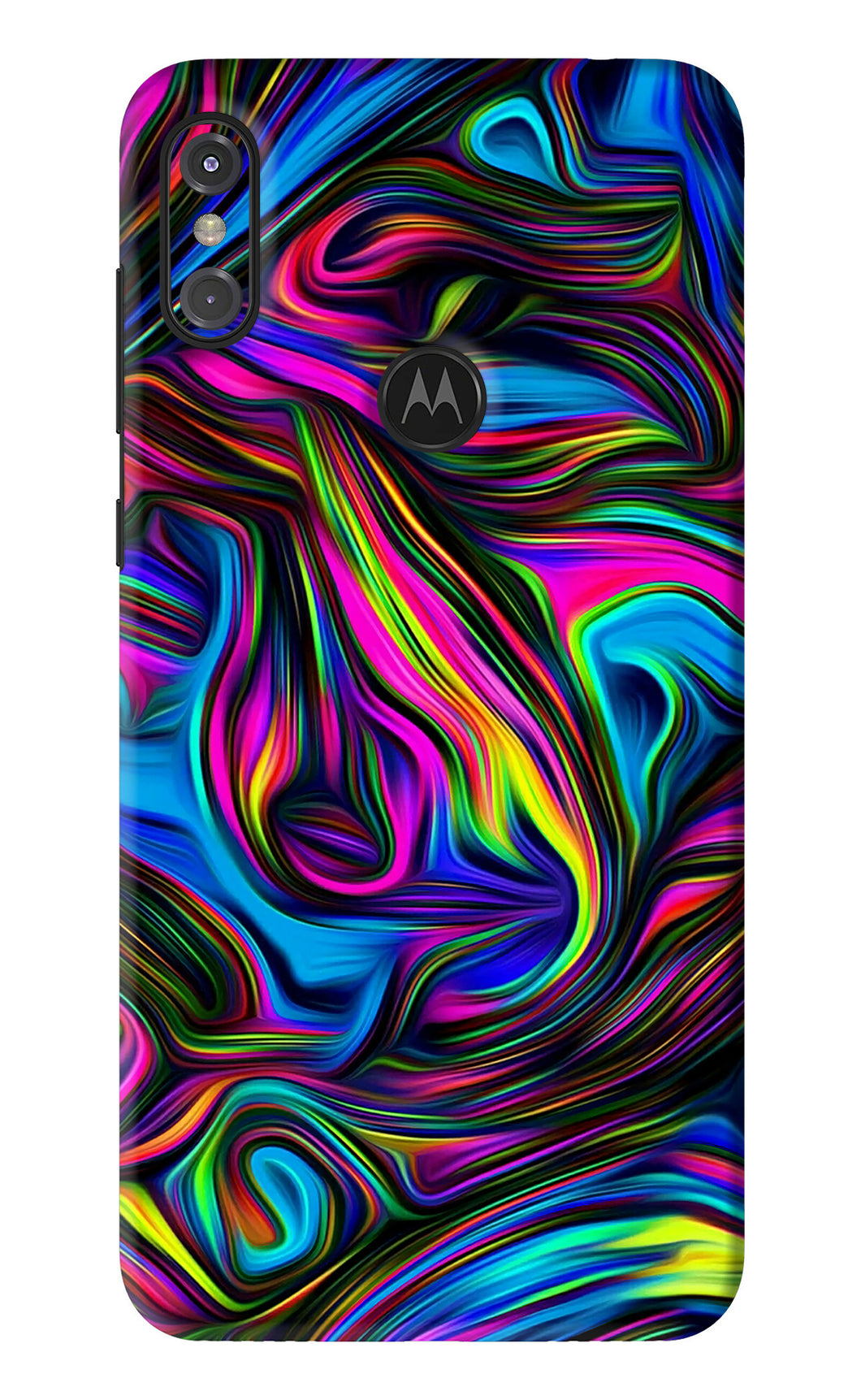 Abstract Art Motorola Moto One Power Back Skin Wrap