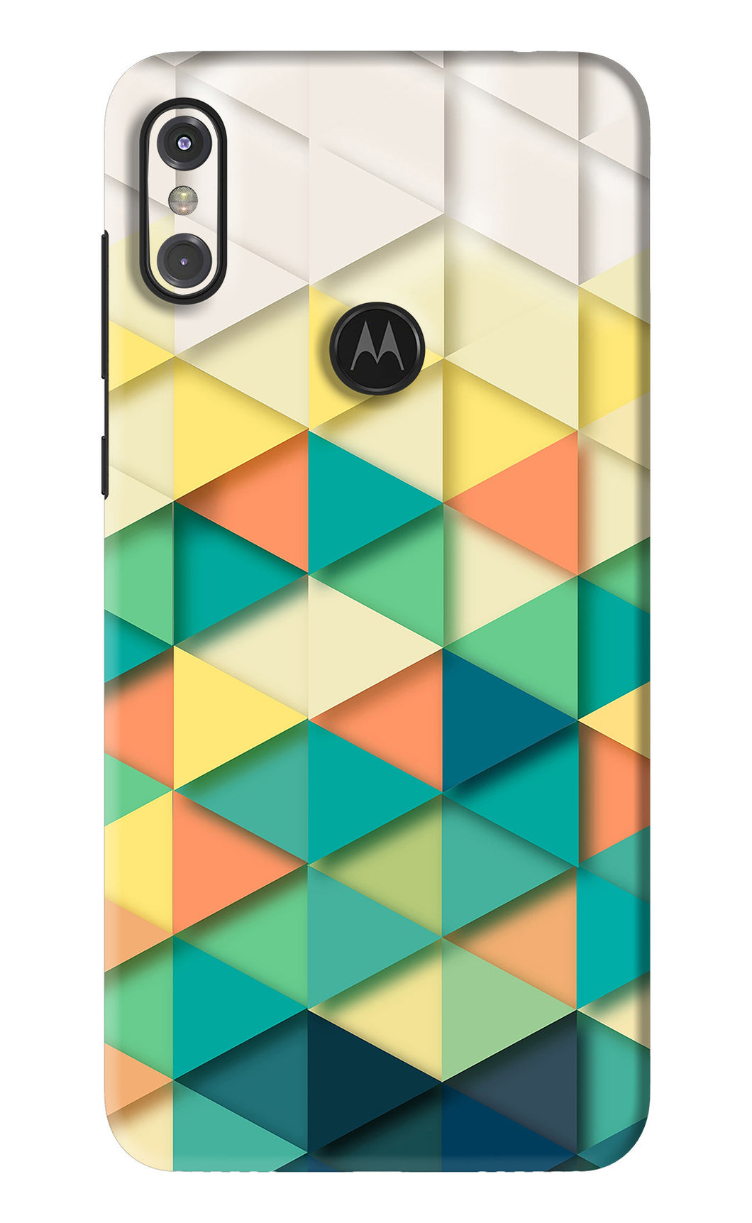 Abstract 1 Motorola Moto One Power Back Skin Wrap