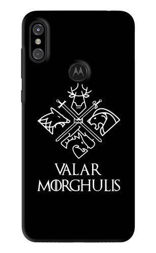 Valar Morghulis | Game Of Thrones Motorola Moto One Power Back Skin Wrap