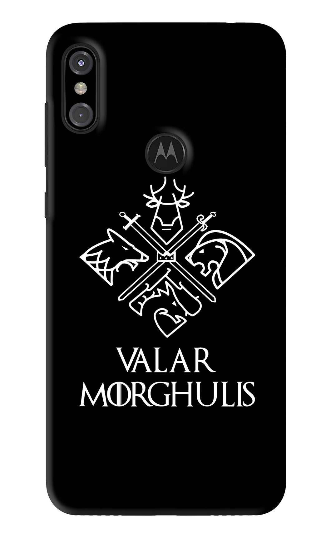 Valar Morghulis | Game Of Thrones Motorola Moto One Power Back Skin Wrap