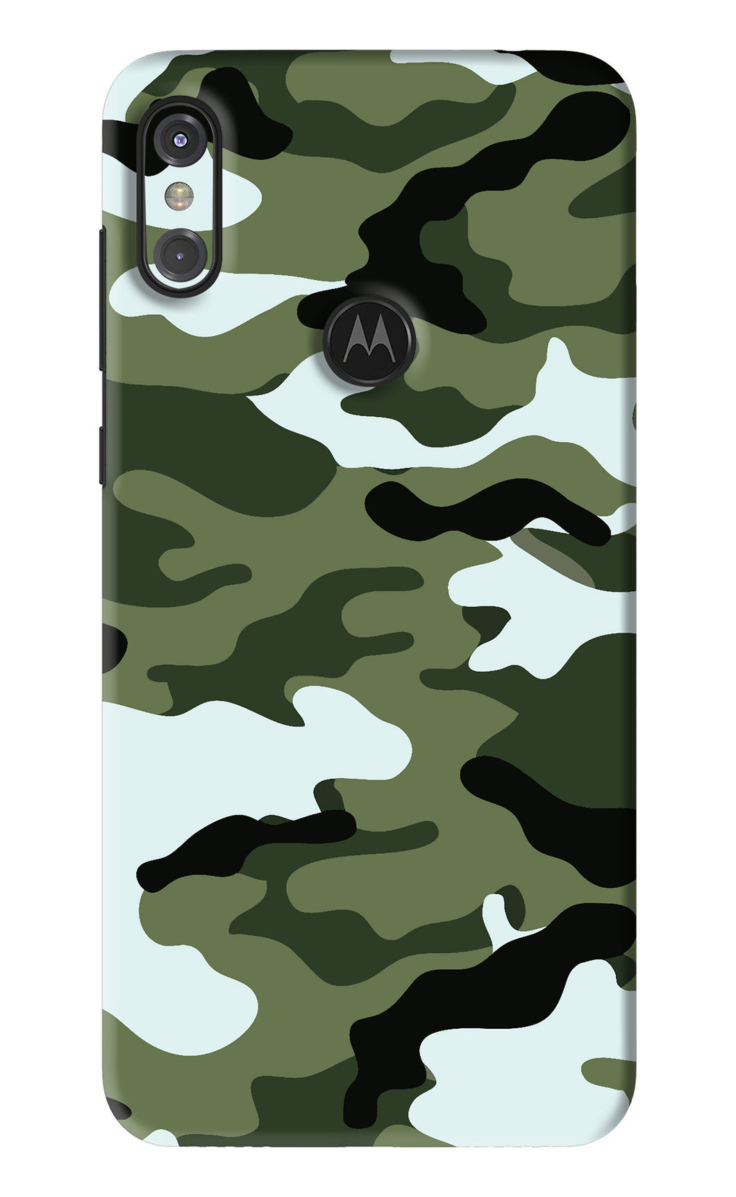 Camouflage 1 Motorola Moto One Power Back Skin Wrap