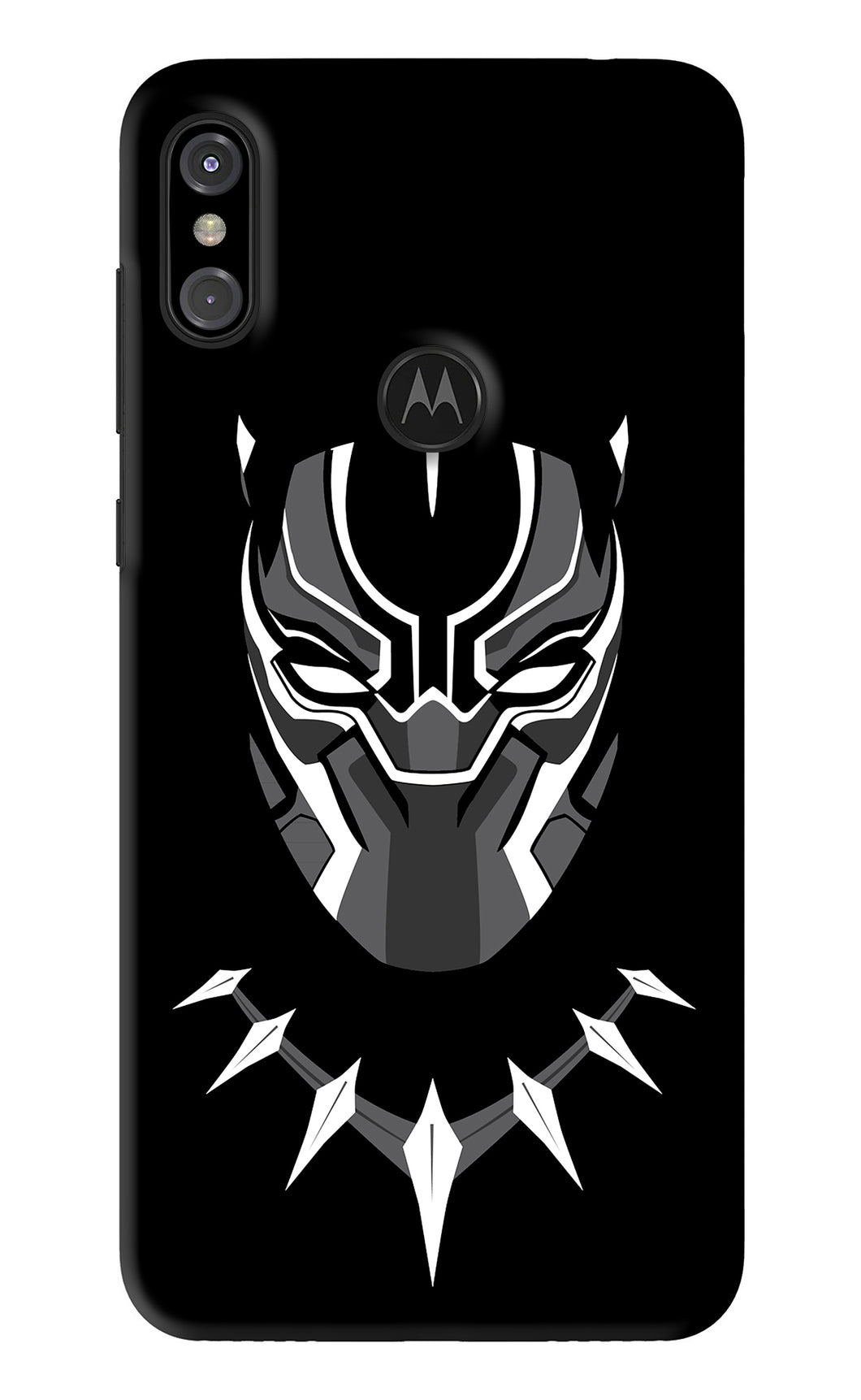 Black Panther Motorola Moto One Power Back Skin Wrap