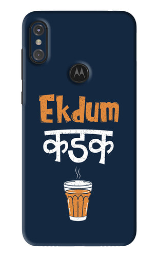 Ekdum Kadak Chai Motorola Moto One Power Back Skin Wrap