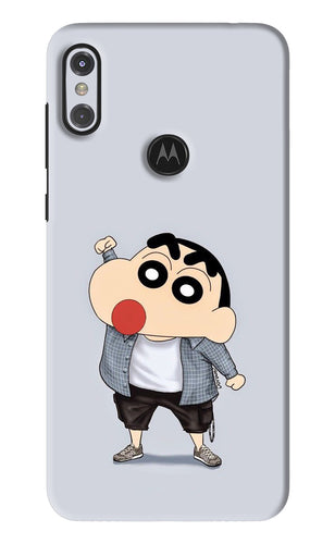Shinchan Motorola Moto One Power Back Skin Wrap