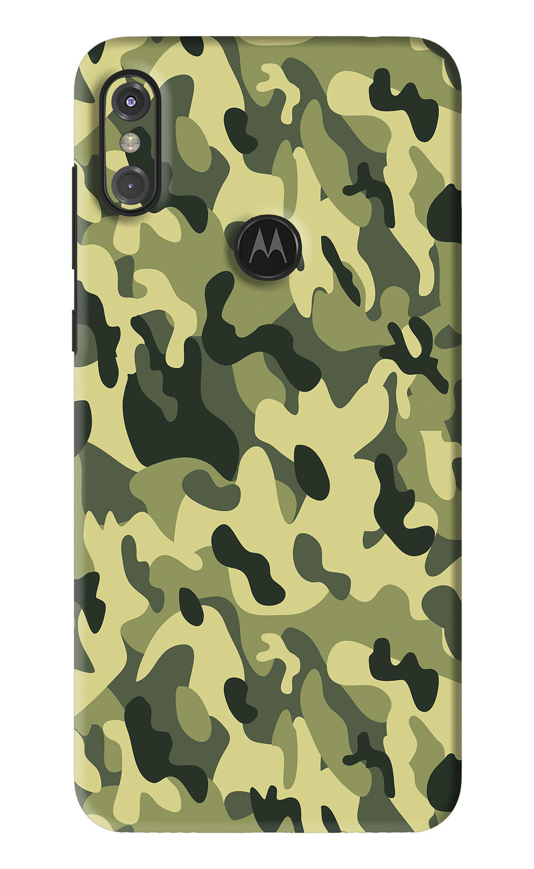 Camouflage Motorola Moto One Power Back Skin Wrap
