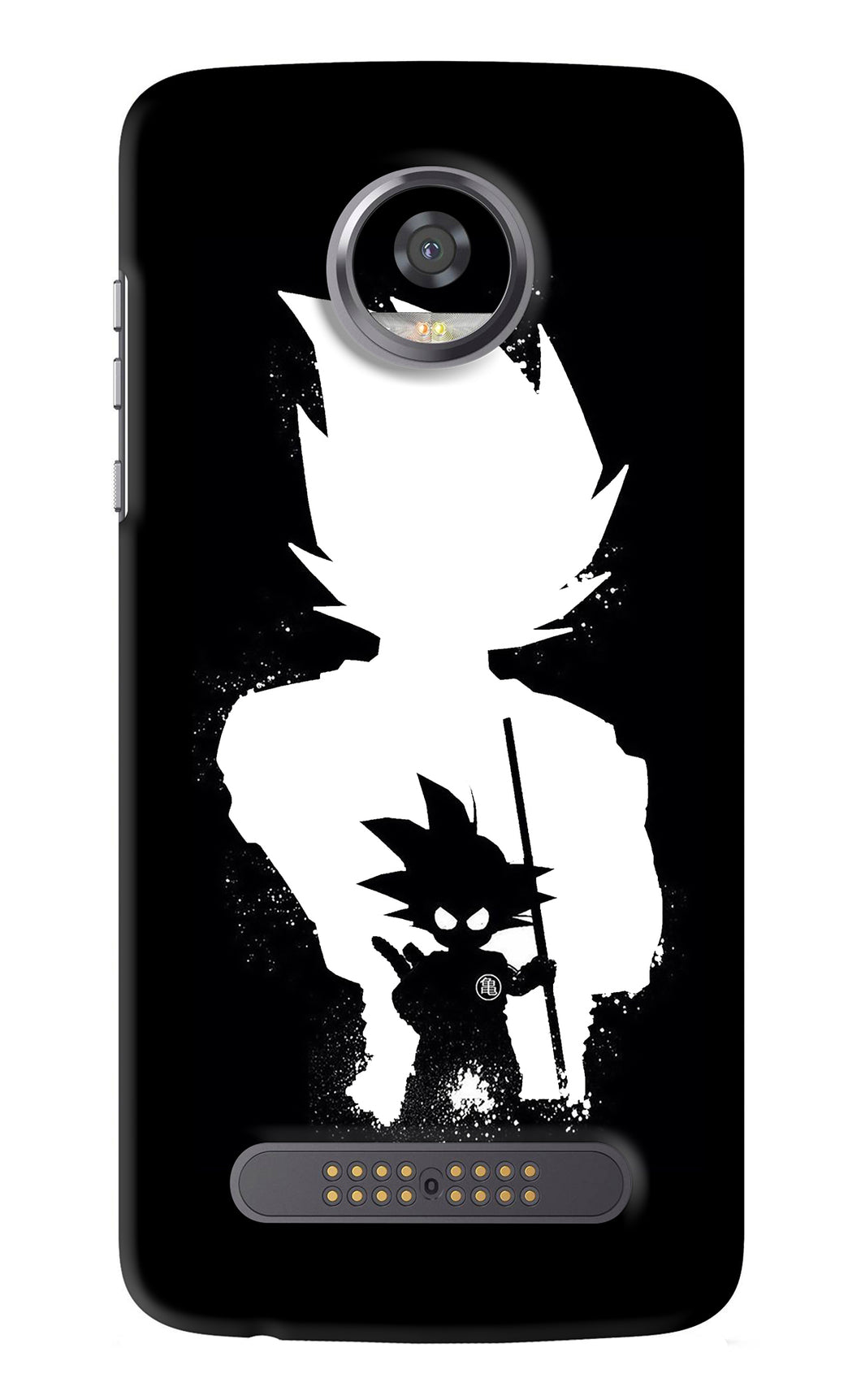 Goku Shadow Motorola Moto Z2 Play Back Skin Wrap
