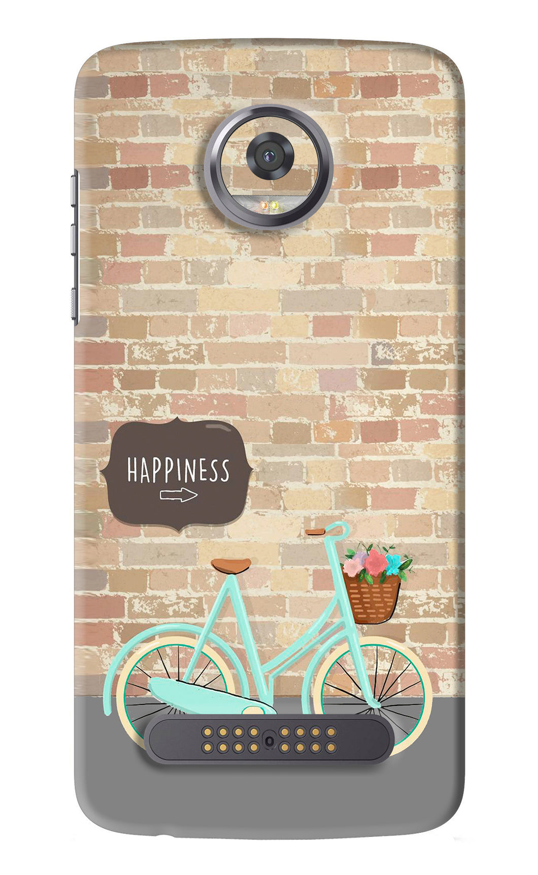 Happiness Artwork Motorola Moto Z2 Play Back Skin Wrap