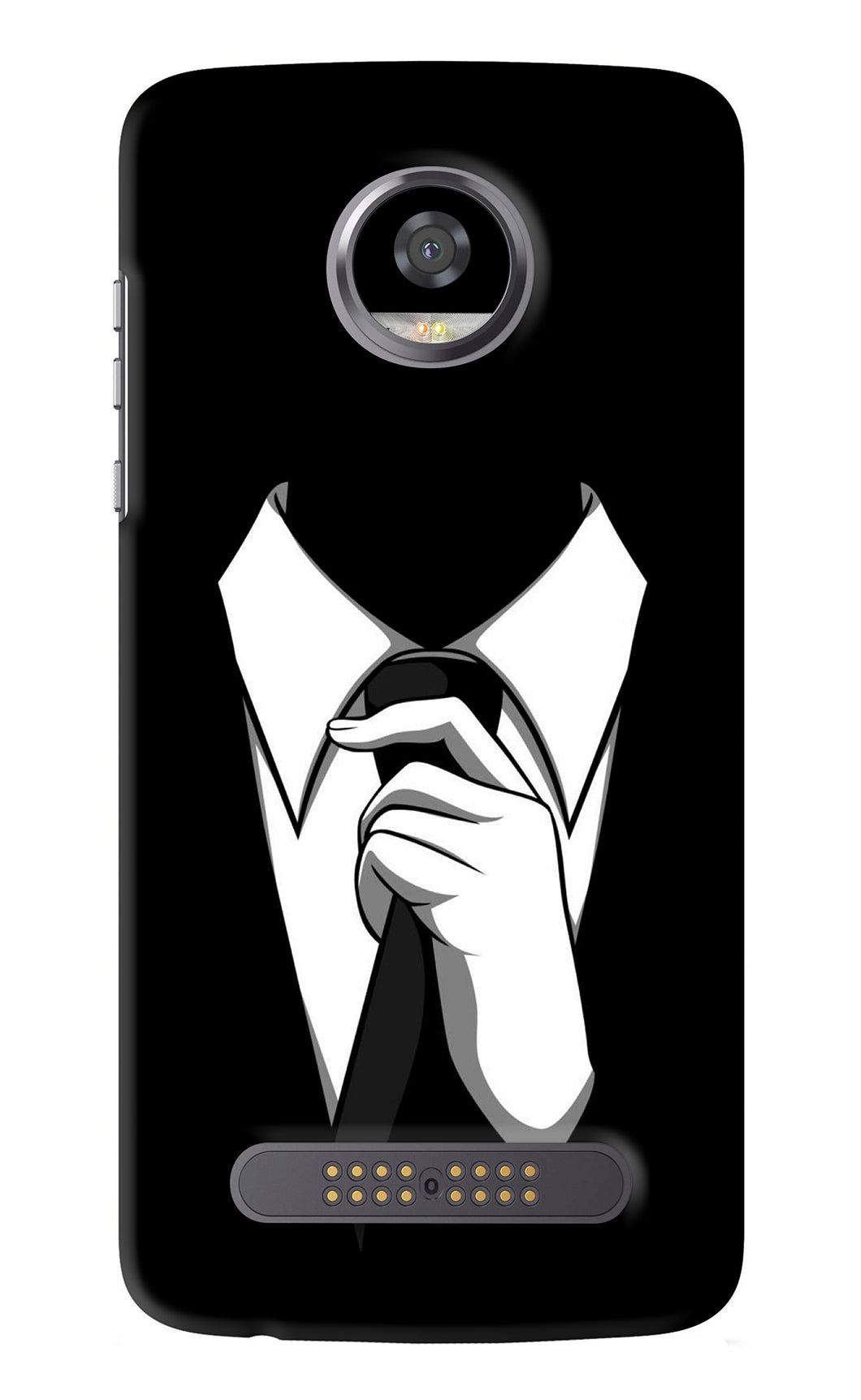 Black Tie Motorola Moto Z2 Play Back Skin Wrap