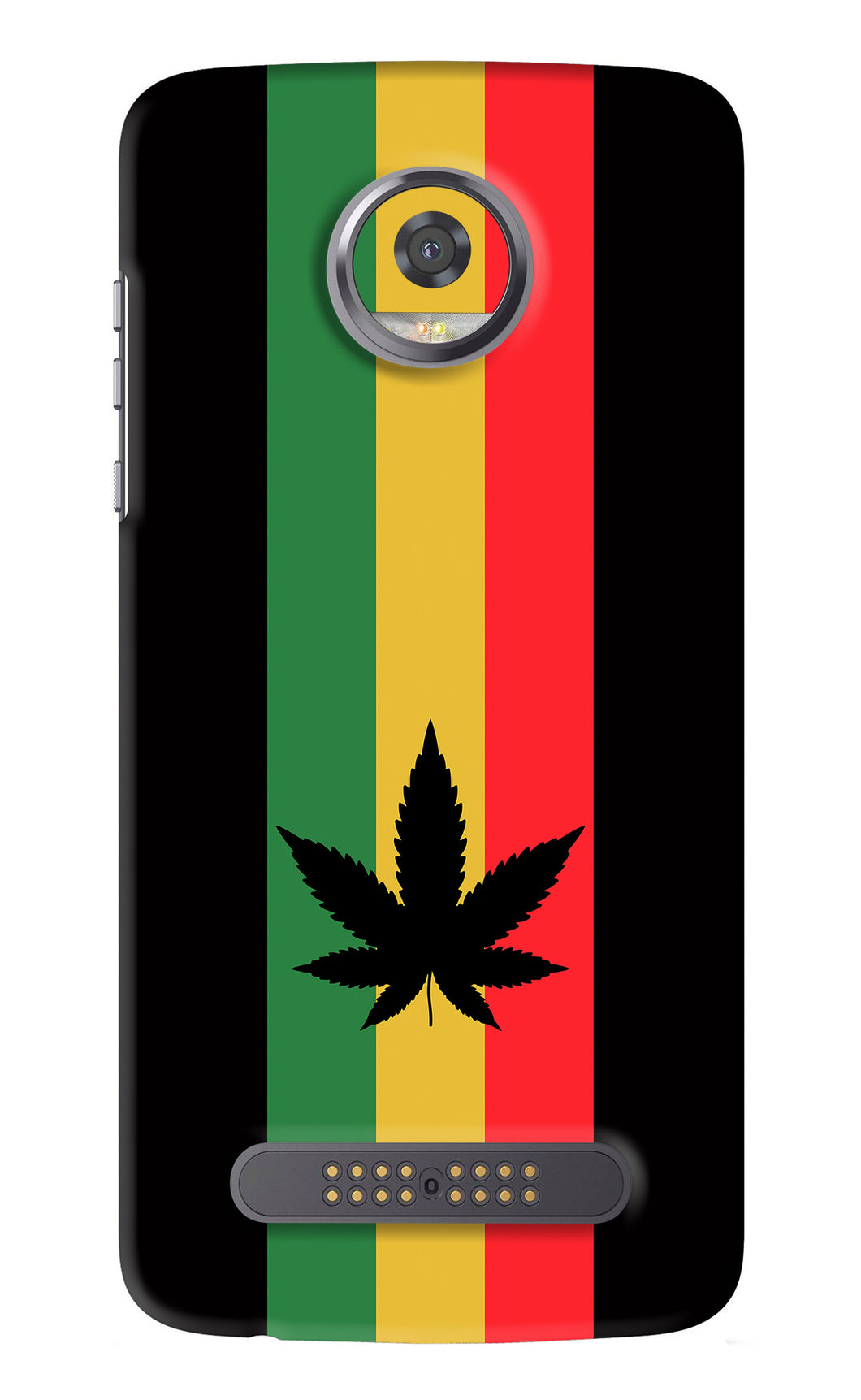 Weed Flag Motorola Moto Z2 Play Back Skin Wrap