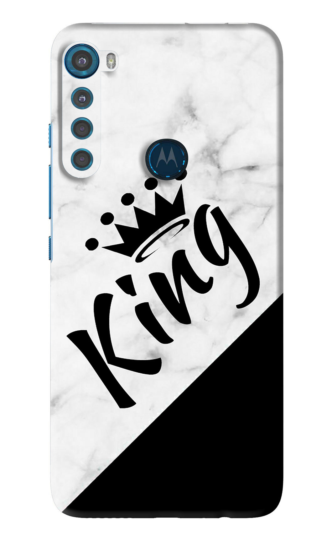 King Motorola Moto One Fusion Plus Back Skin Wrap