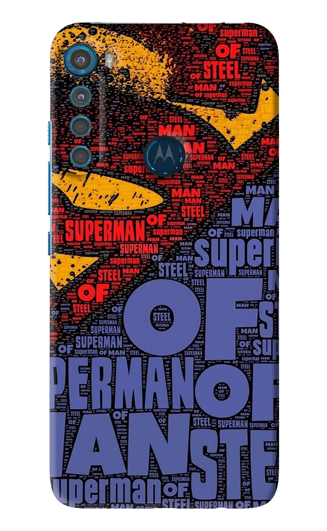 Superman Motorola Moto One Fusion Plus Back Skin Wrap