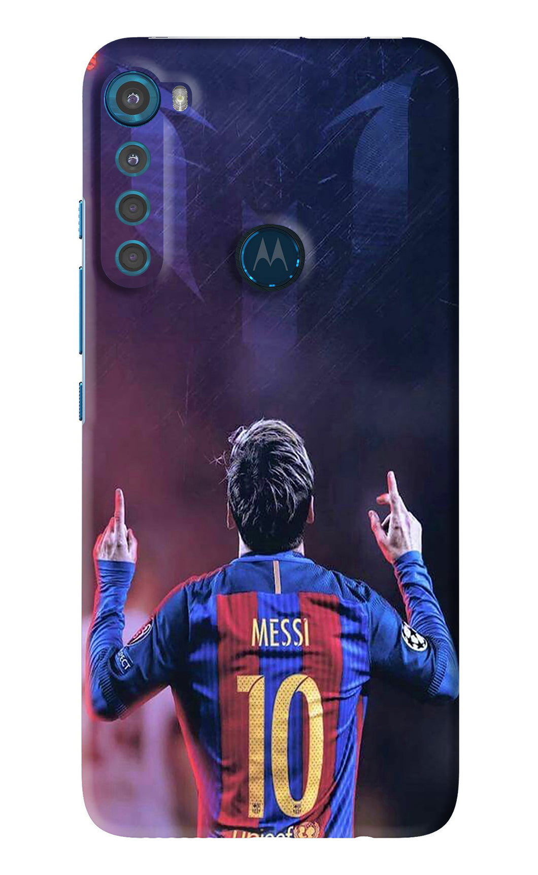 Messi Motorola Moto One Fusion Plus Back Skin Wrap