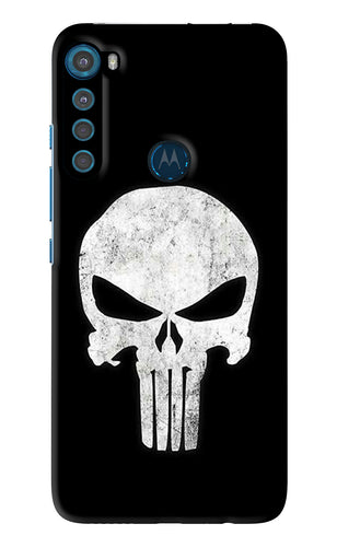 Punisher Skull Motorola Moto One Fusion Plus Back Skin Wrap