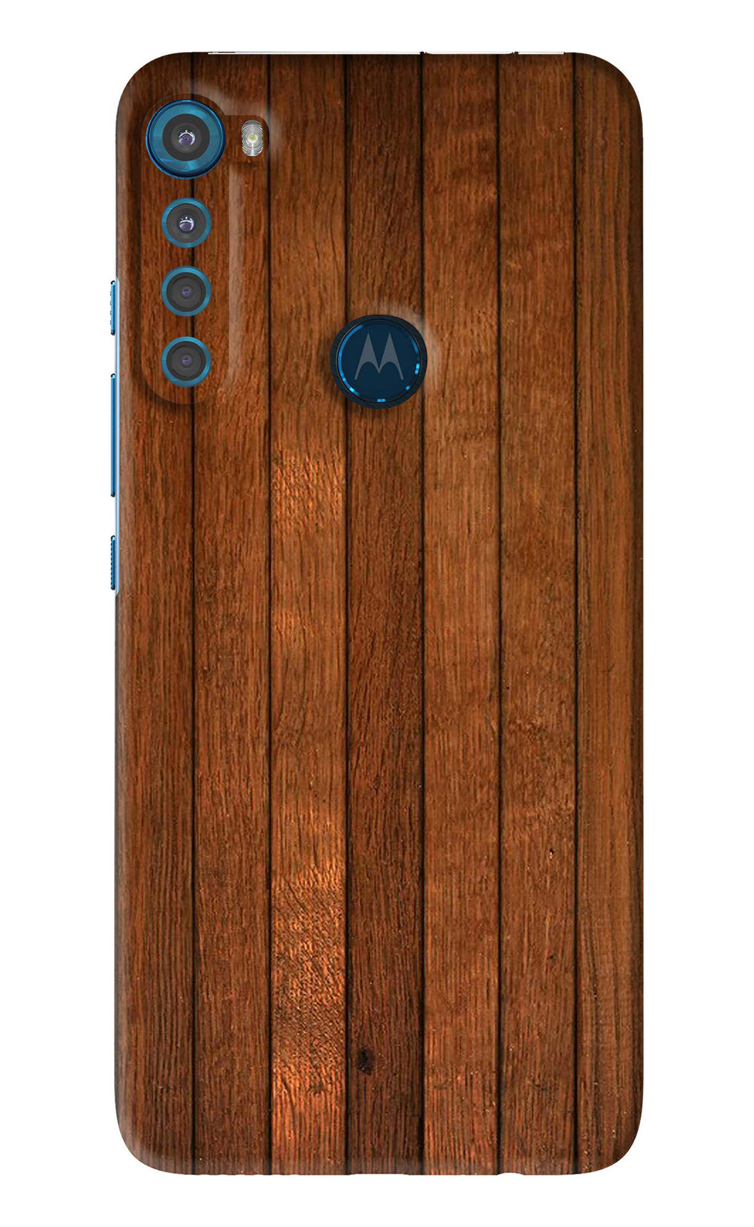 Wooden Artwork Bands Motorola Moto One Fusion Plus Back Skin Wrap