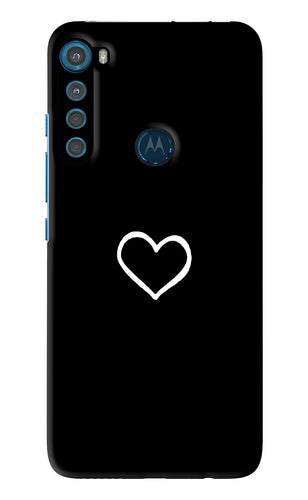 Heart Motorola Moto One Fusion Plus Back Skin Wrap