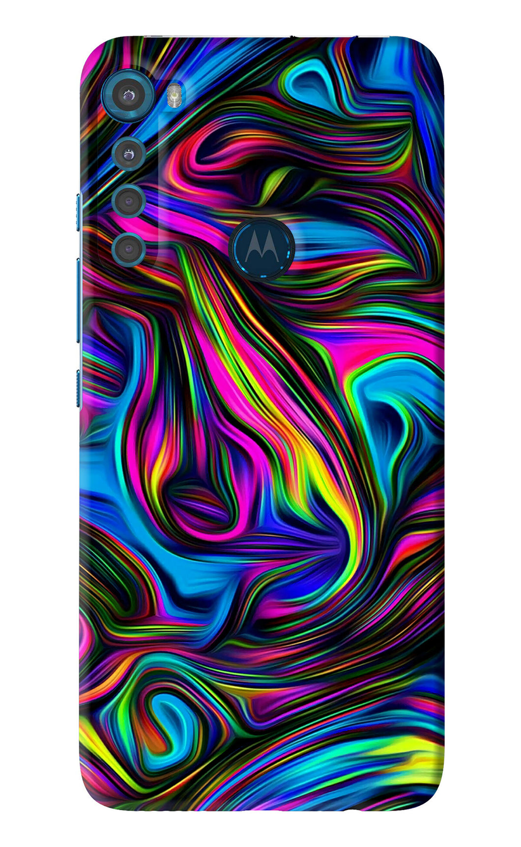 Abstract Art Motorola Moto One Fusion Plus Back Skin Wrap