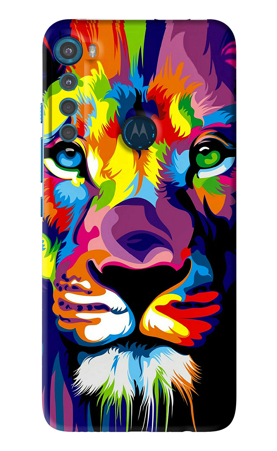 Lion Motorola Moto One Fusion Plus Back Skin Wrap