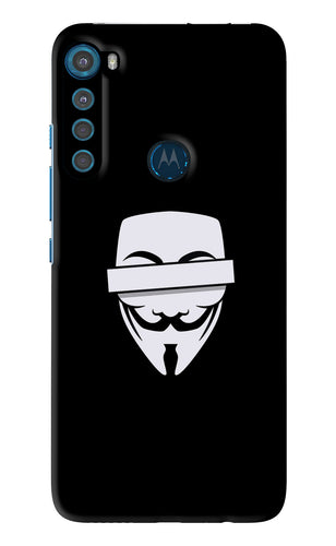 Anonymous Face Motorola Moto One Fusion Plus Back Skin Wrap