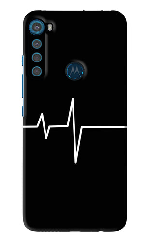 Heart Beats Motorola Moto One Fusion Plus Back Skin Wrap