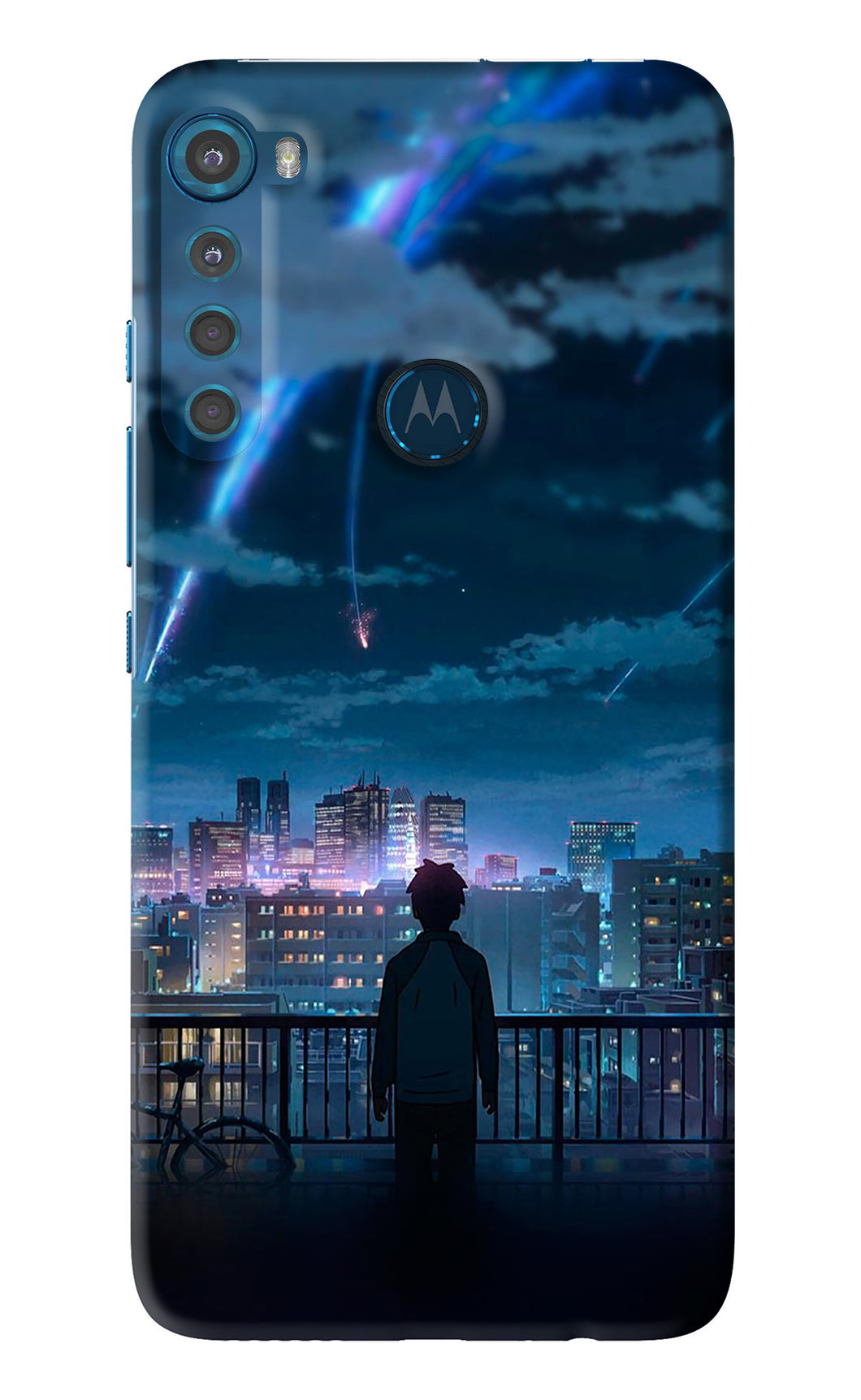 Anime Motorola Moto One Fusion Plus Back Skin Wrap