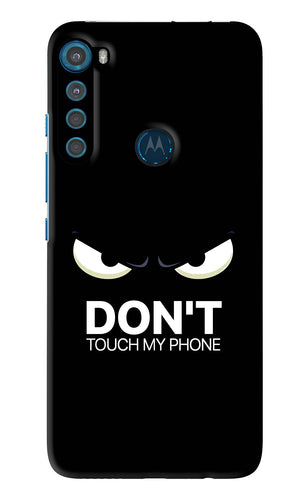 Don'T Touch My Phone Motorola Moto One Fusion Plus Back Skin Wrap
