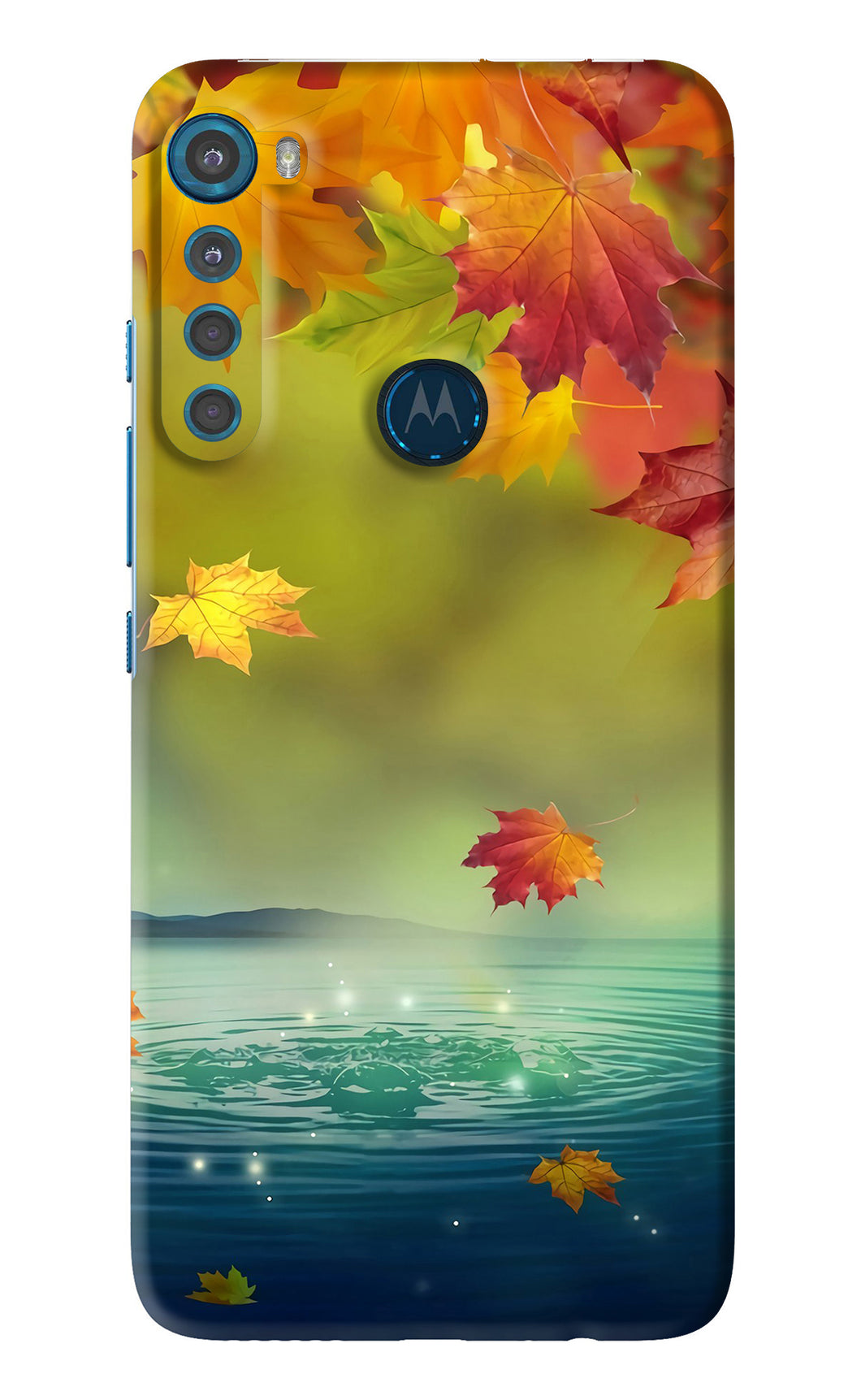 Flowers 1 Motorola Moto One Fusion Plus Back Skin Wrap