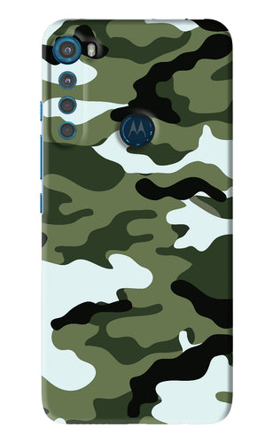 Camouflage 1 Motorola Moto One Fusion Plus Back Skin Wrap