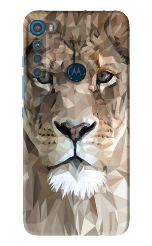 Lion Art Motorola Moto One Fusion Plus Back Skin Wrap
