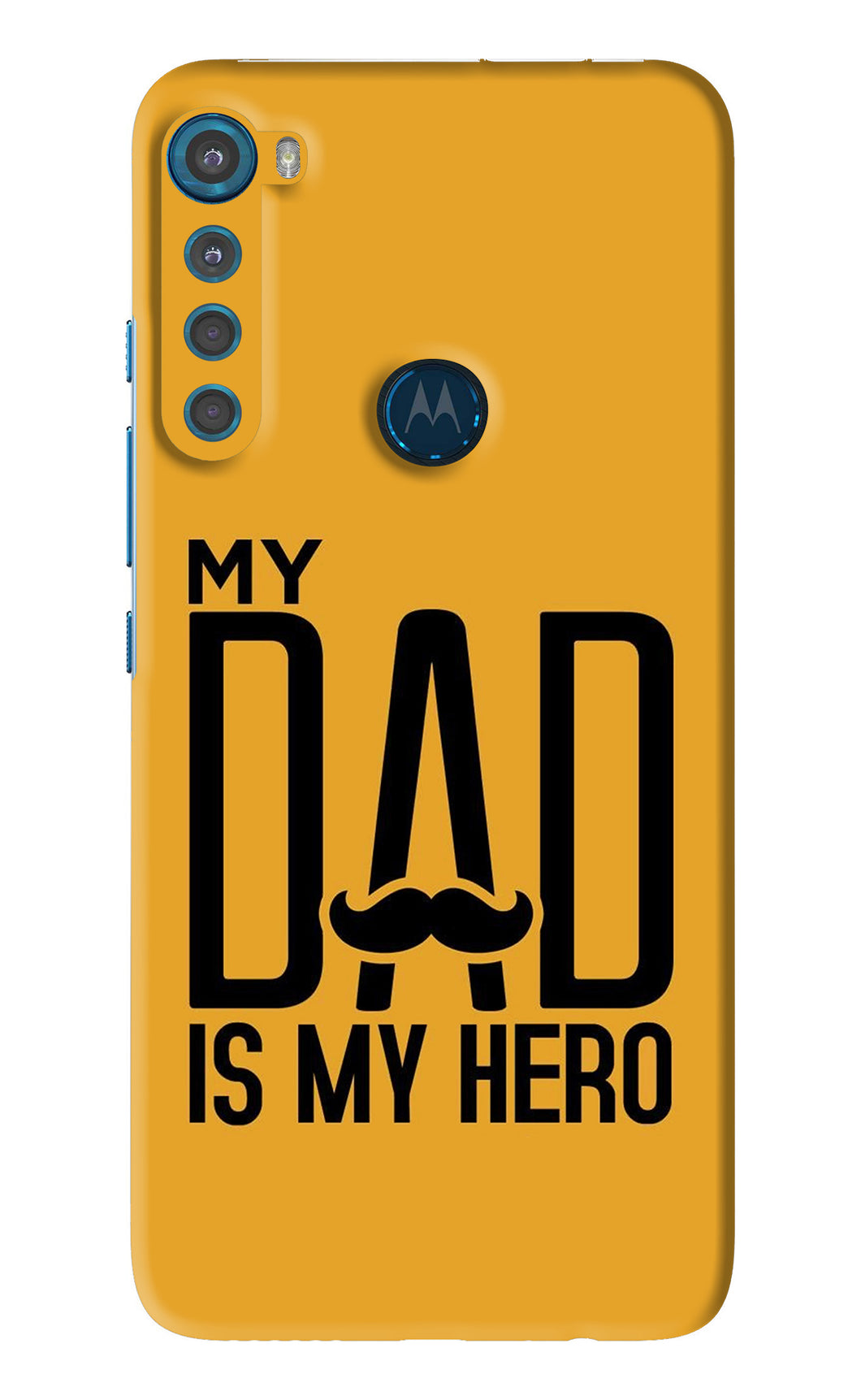 My Dad Is My Hero Motorola Moto One Fusion Plus Back Skin Wrap