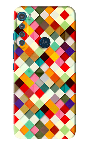 Geometric Abstract Colorful Motorola Moto One Fusion Plus Back Skin Wrap