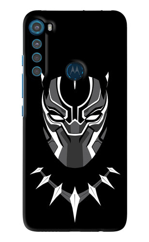 Black Panther Motorola Moto One Fusion Plus Back Skin Wrap